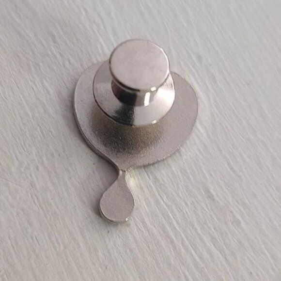 Blood Drive Two 2 Gallon Award Vintage Lapel Pin Tie Tack - Bleeding Heart Badge - Picture 3 of 4